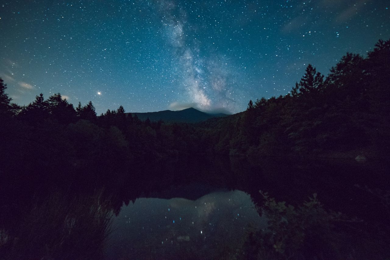 星空下的银河